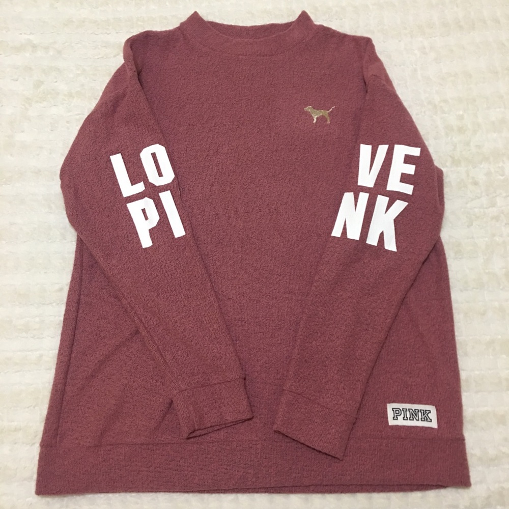 PINK sweater, mauve color, size Medium